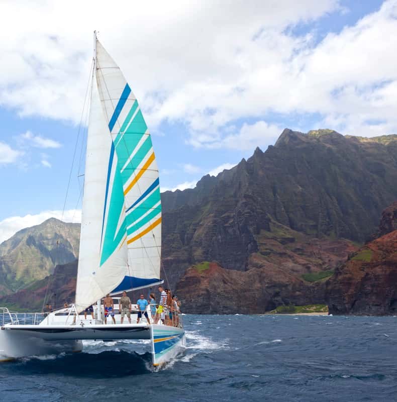 Kauai: Napali Coast Sail & Snorkel Tour from Port Allen